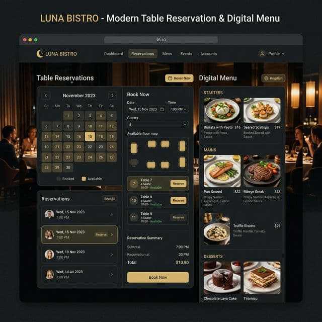 Restaurant Booking System