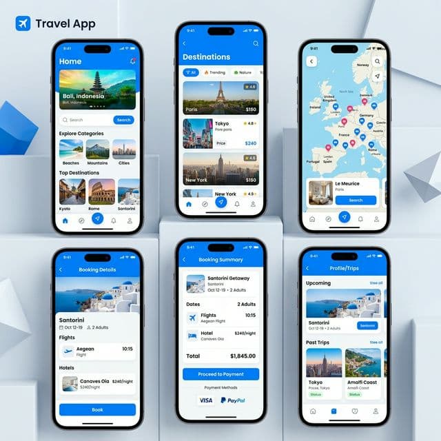 Travel App UI Kit